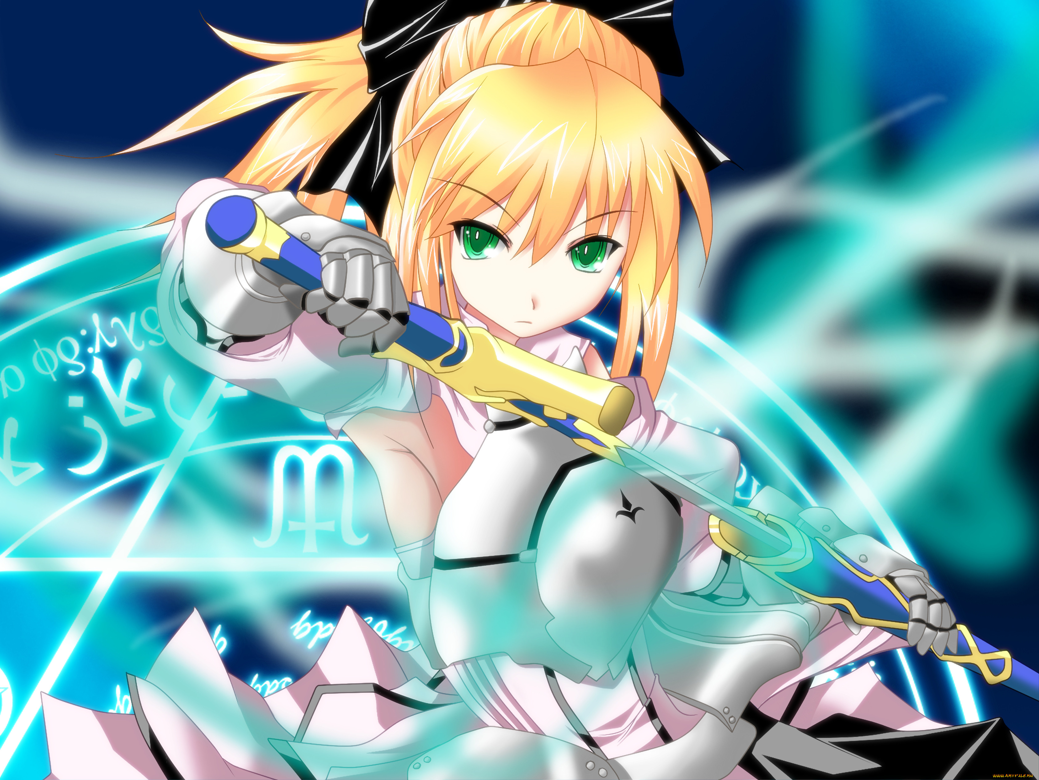 , fate, stay night, saber, lily, nagirin, , , , 